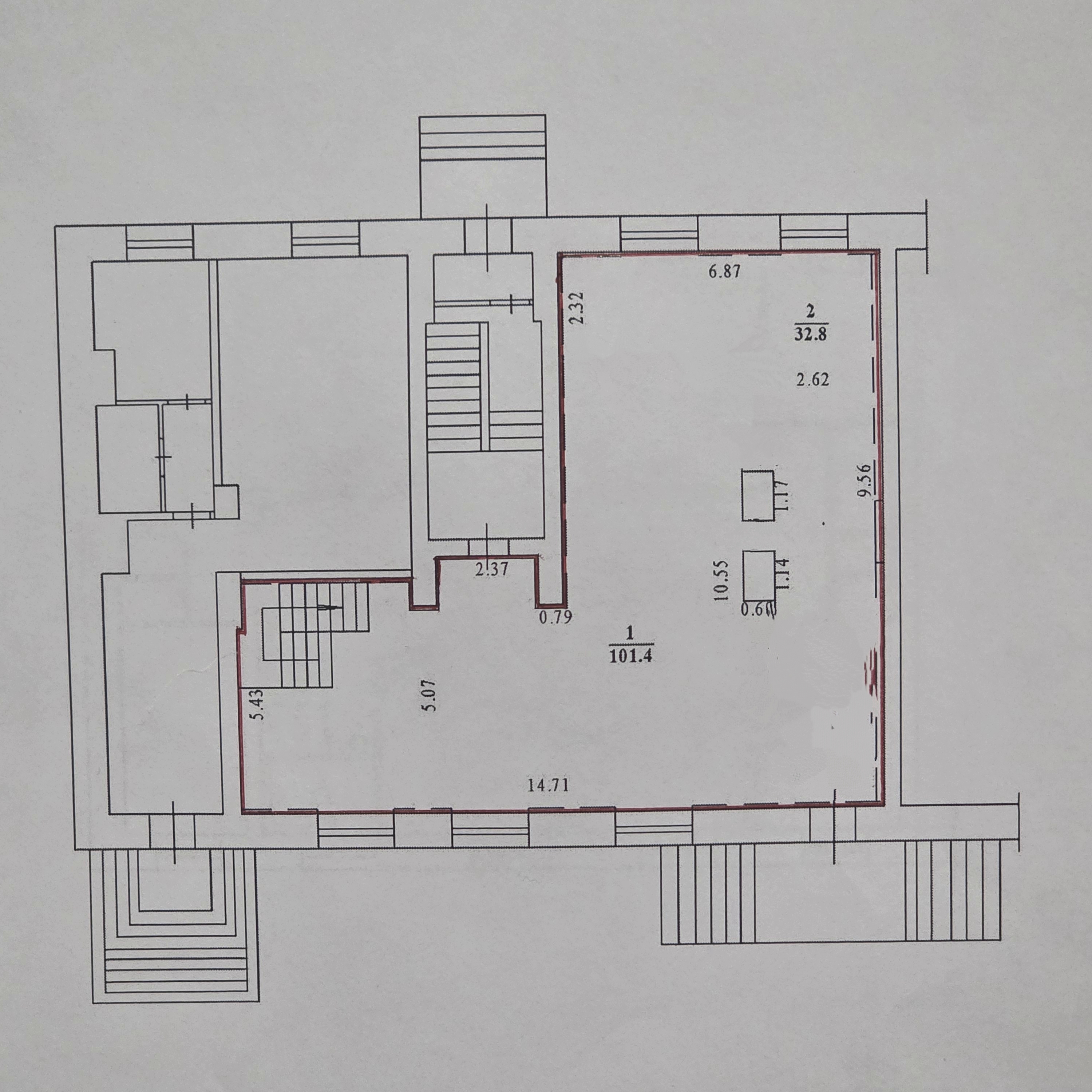 План 1-го этажа